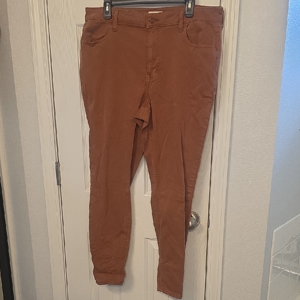 Brown Casual Pants